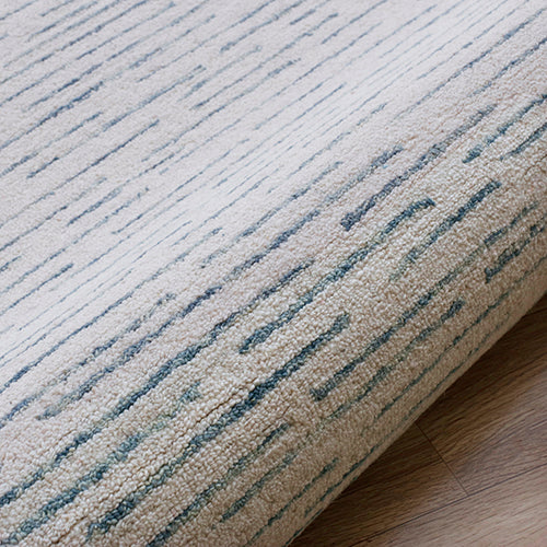 LR Home Babylon Rug — Ivory Blue
