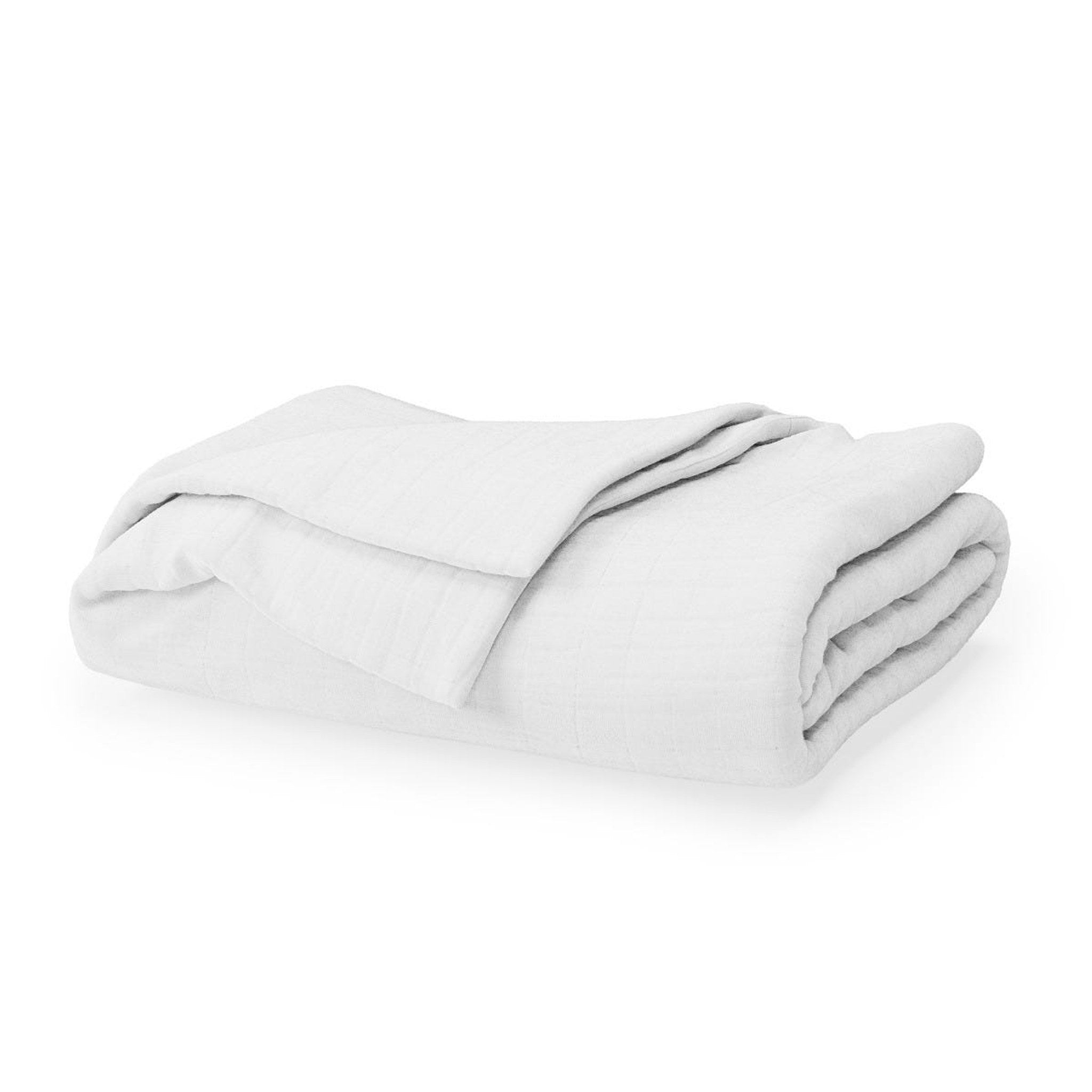 Naturepedic Organic Cotton Breathable Muslin Blanket — Arctic Snow