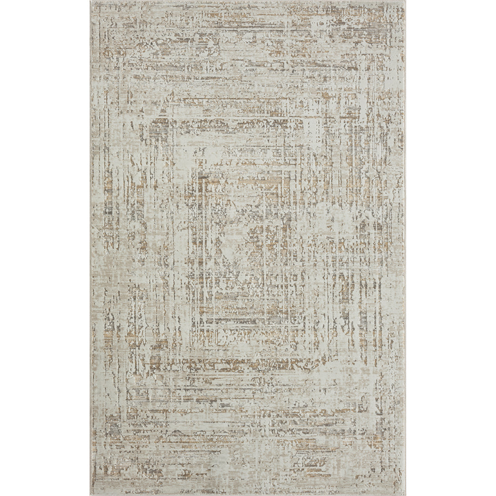 LR Home Brisbane Rug — Beige / Gray