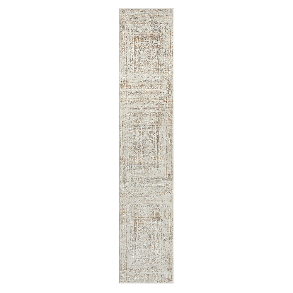 LR Home Brisbane Rug — Beige / Gray