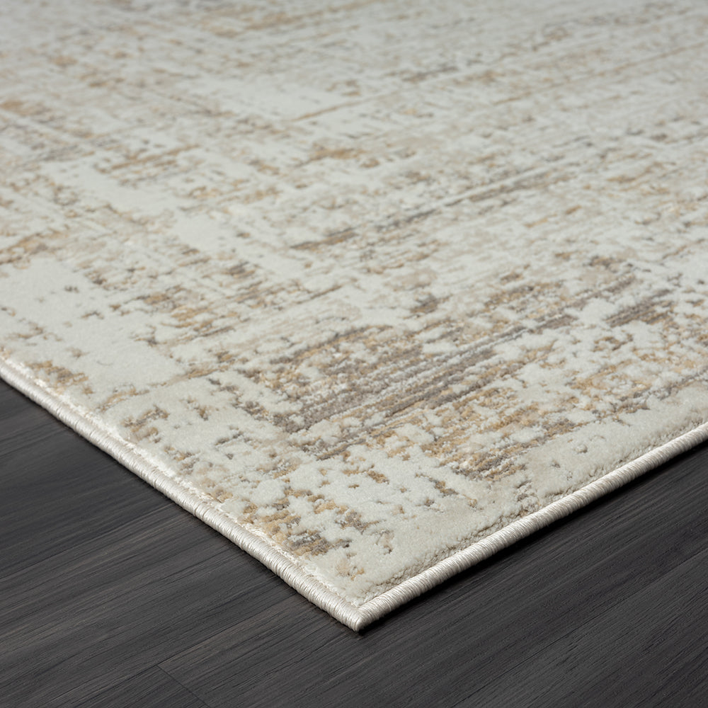 LR Home Brisbane Rug — Beige / Gray