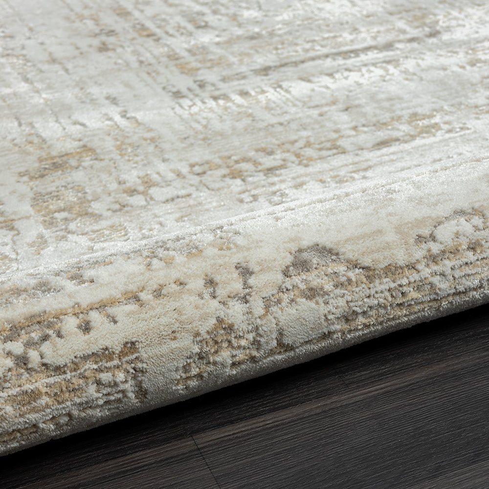 LR Home Brisbane Rug — Beige / Gray