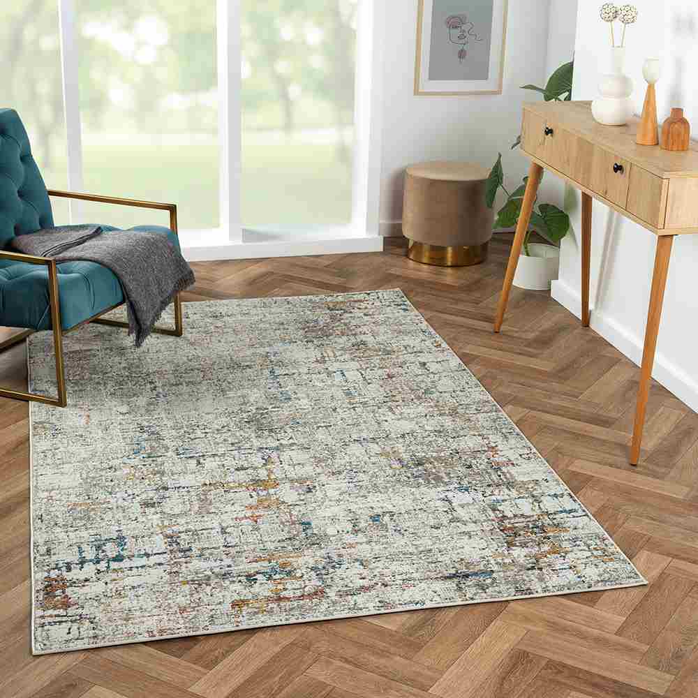 LR Home Brisbane Rug — Gray / Multi