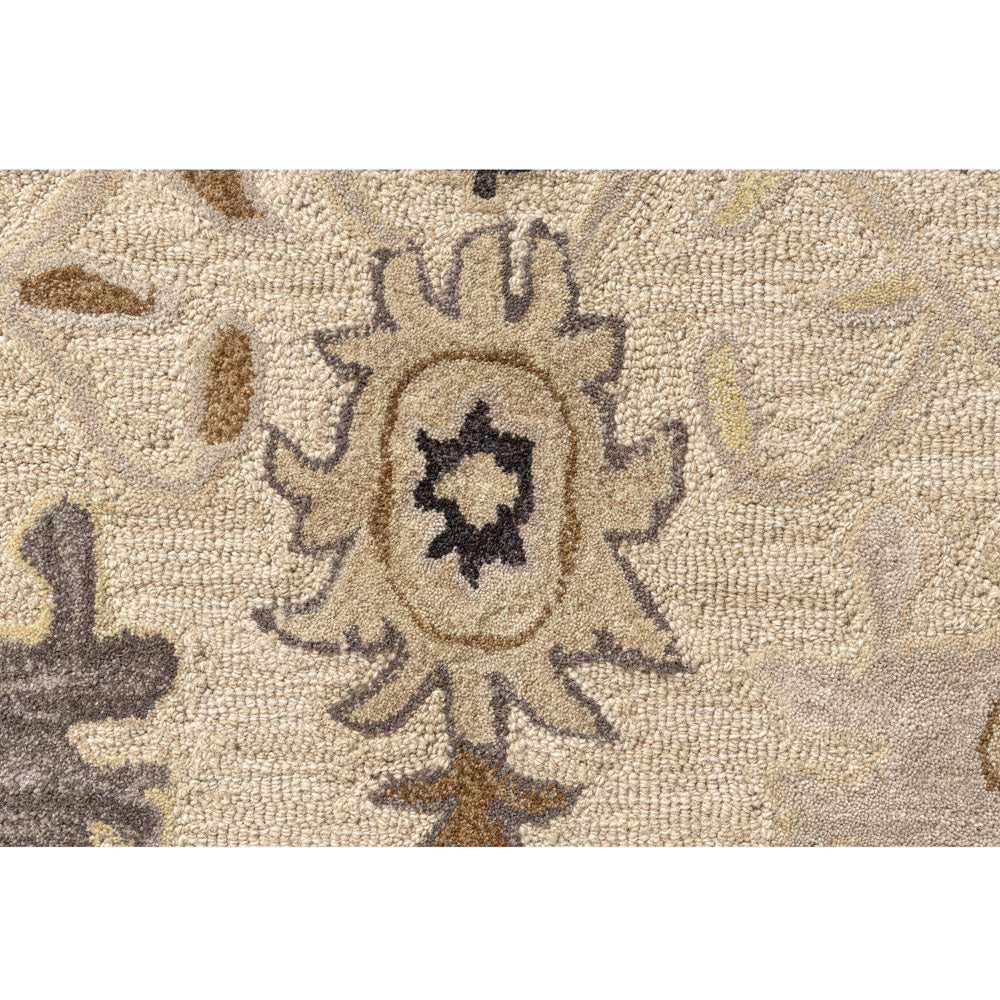 LR Home Brisbane Rug — Cream / Charcoal