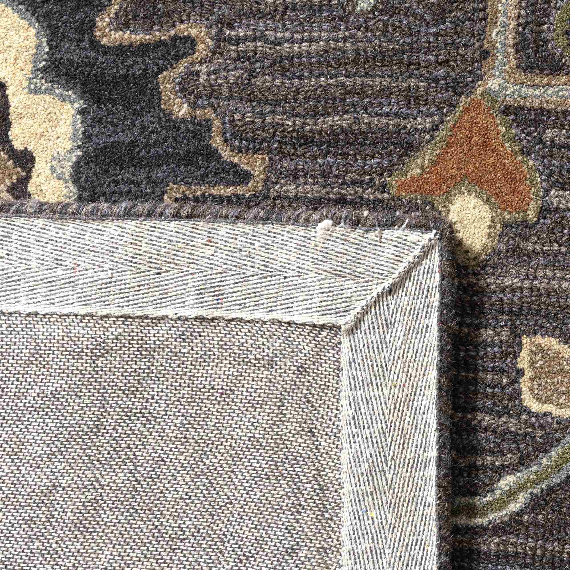LR Home Caitlin Rug — Charcoal / Sage
