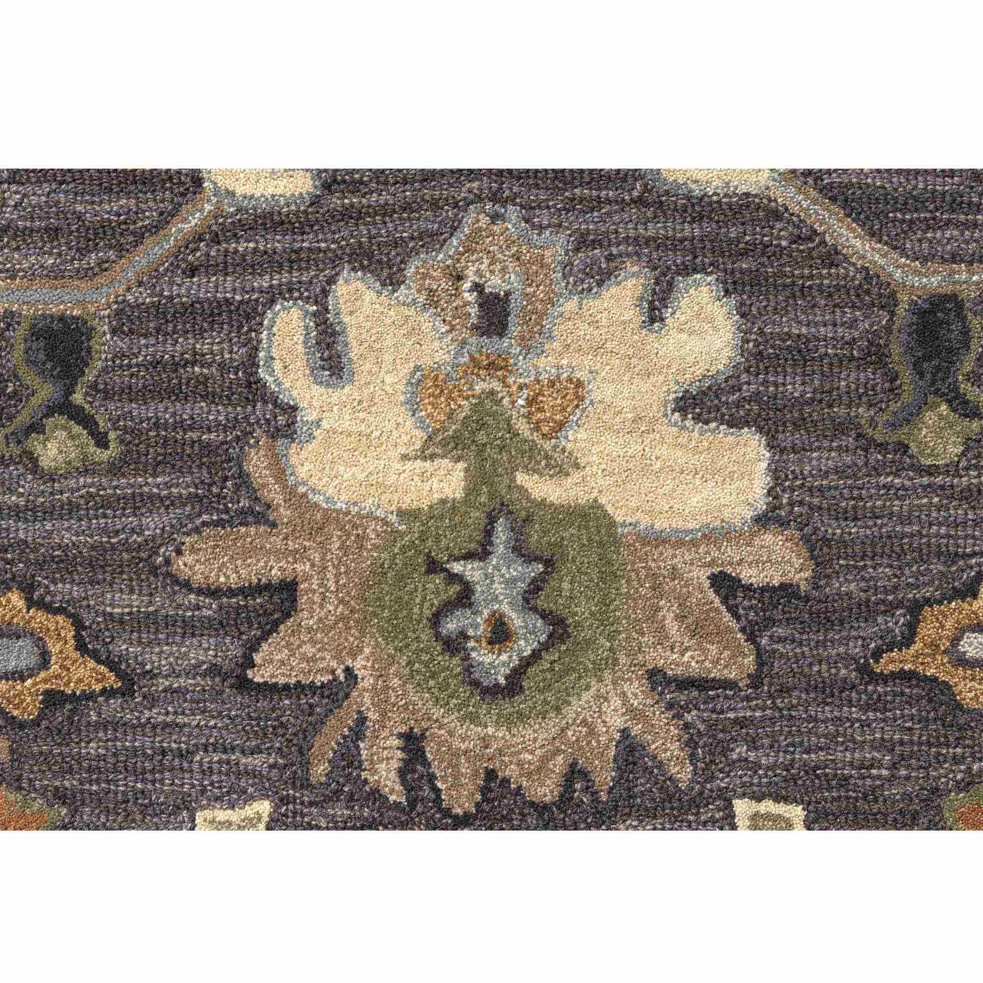LR Home Caitlin Rug — Charcoal / Sage
