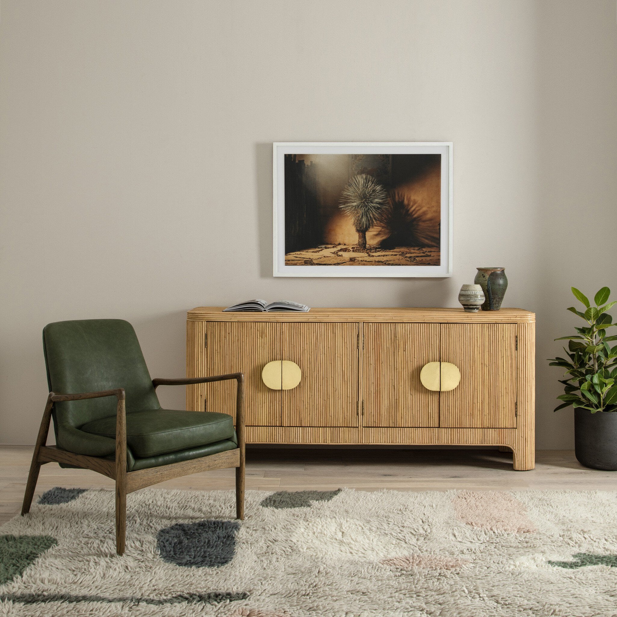 Four Hands Braden Chair — Eden Sage-Toasted Oak