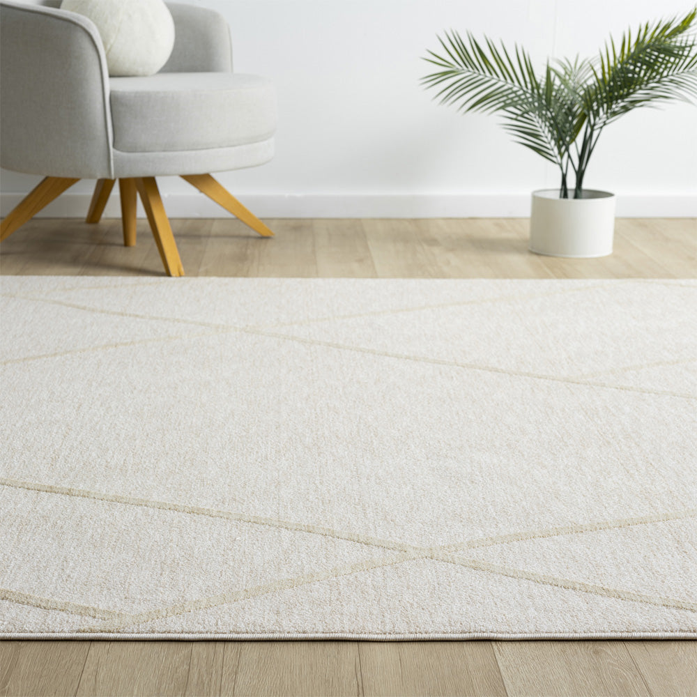 LR Home Castillo Rug — Cream
