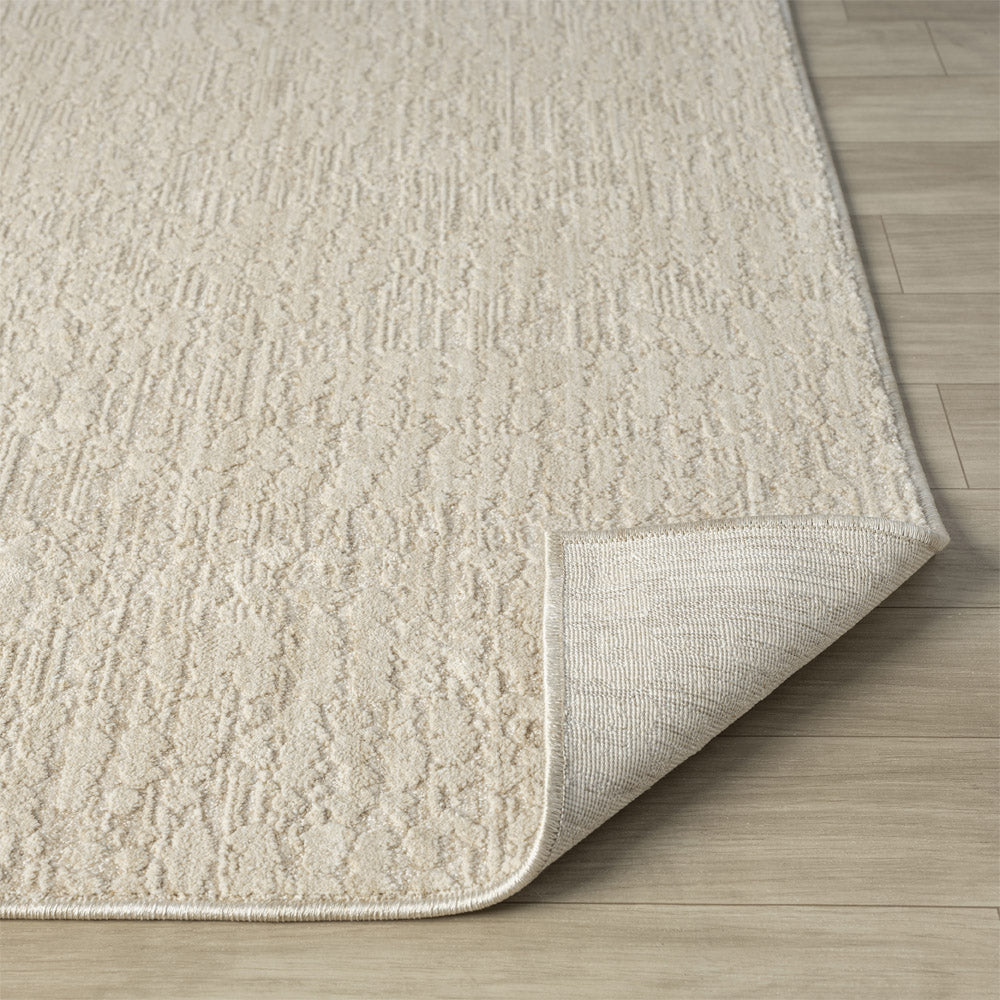 LR Home Castillo Rug — Beige / Cream