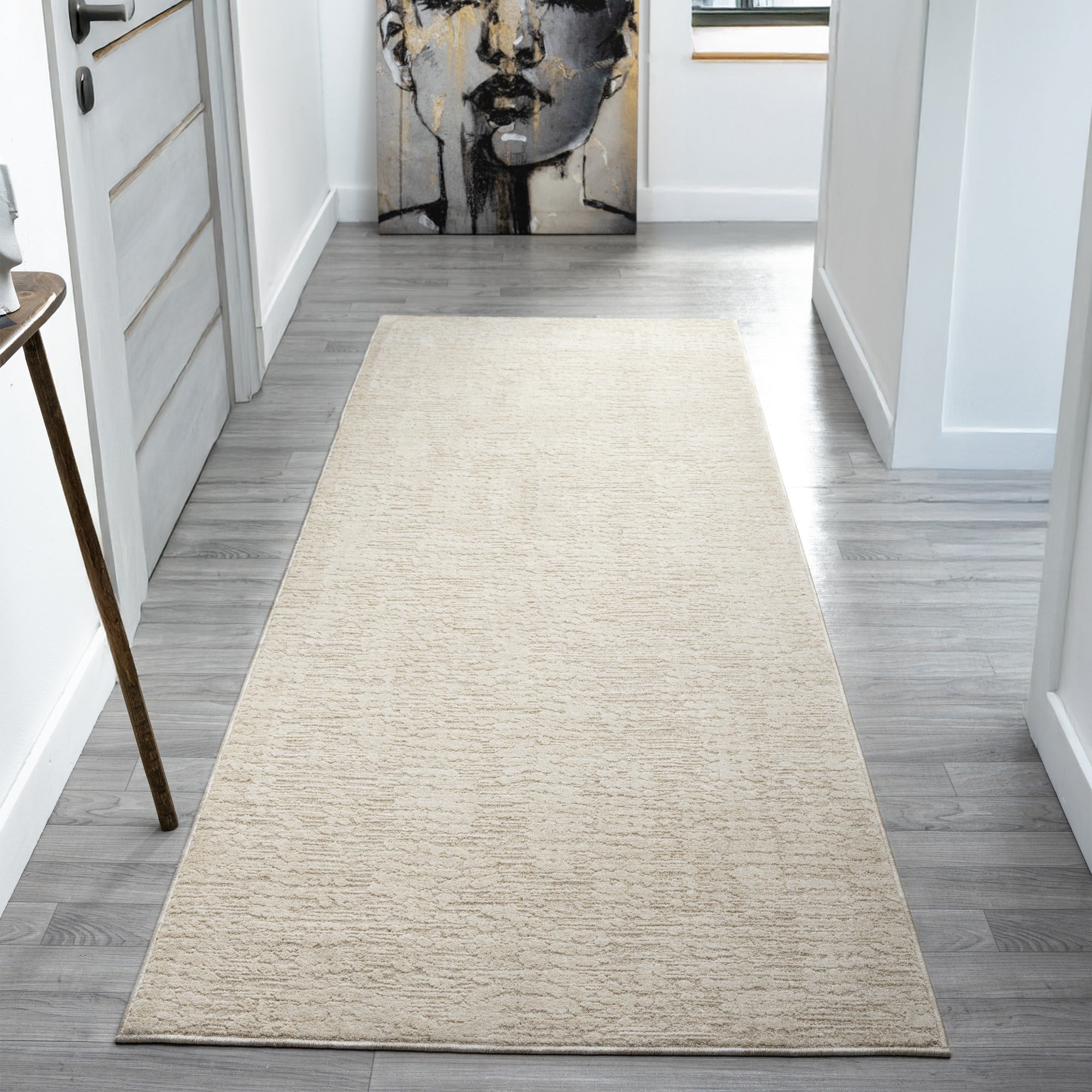 LR Home Castillo Rug — Beige / Cream