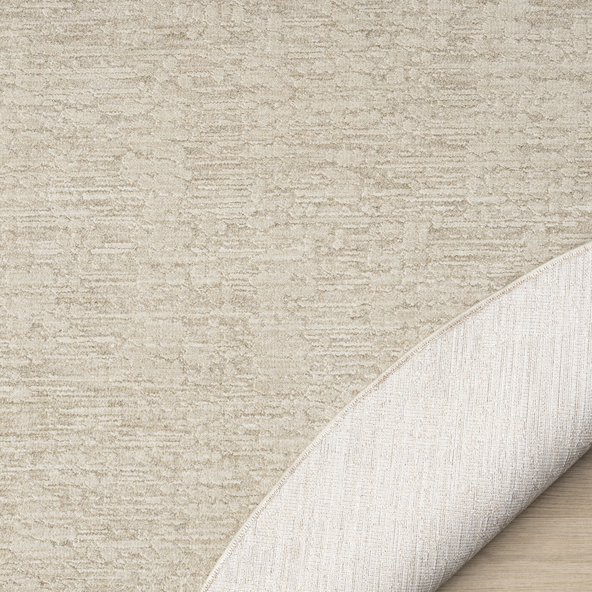 LR Home Castillo Rug — Beige / Cream