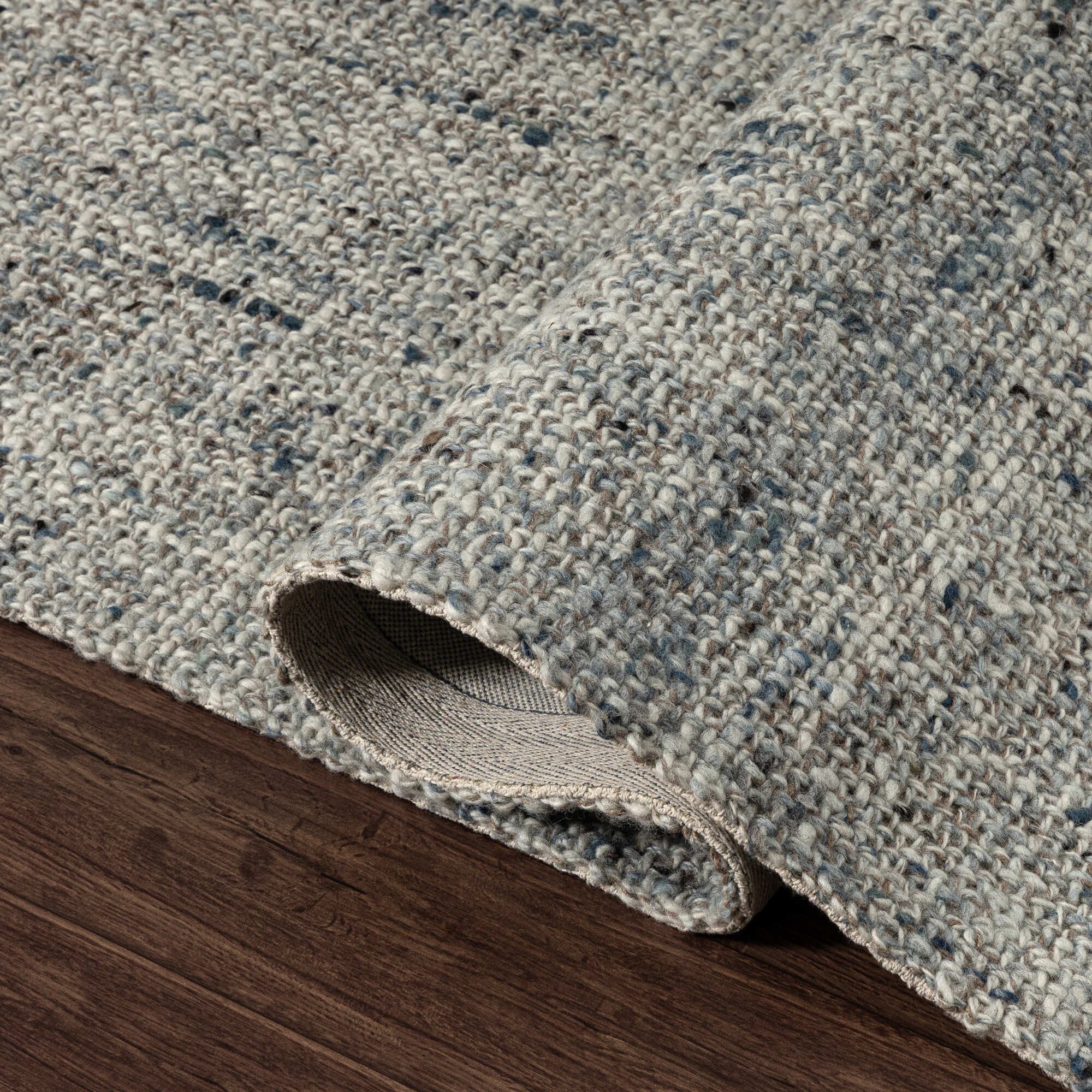LR Home Charleston Rug — Teal/Ivory