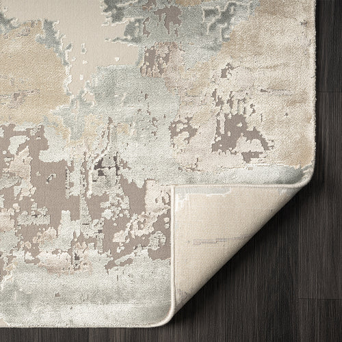 LR Home Cheshire Rug — Beige / Gray