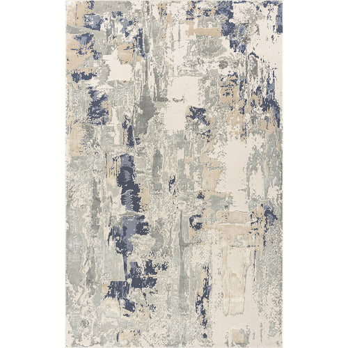 LR Home Cheshire Rug — Blue / Gray