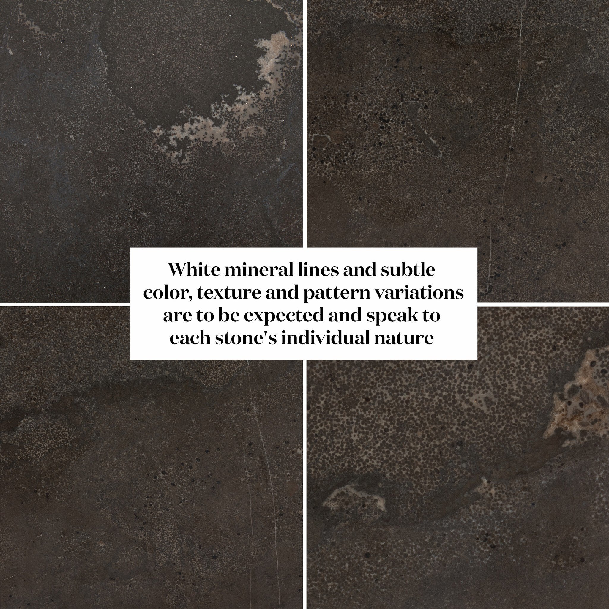 Four Hands Powell Dining Table — Bluestone-Ebony-Dark Rustic Black