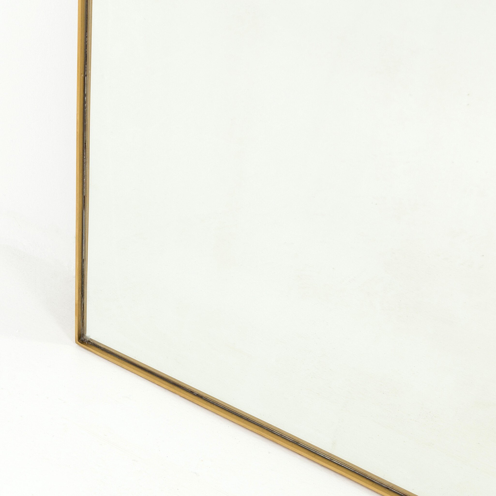 Four Hands Bellvue Floor Mirror — Polished Brass