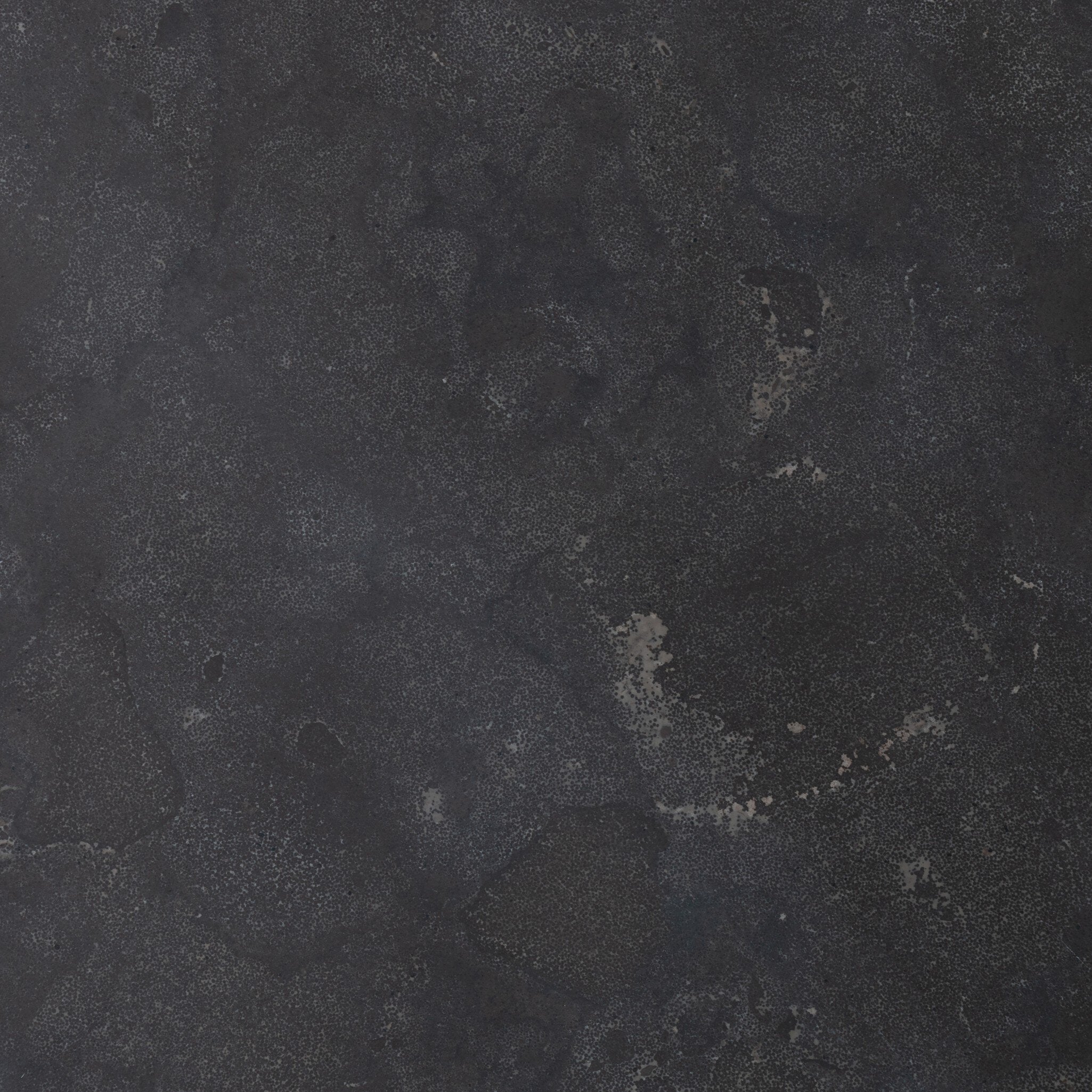 Four Hands Powell Dining Table — Bluestone-Ebony-Dark Rustic Black
