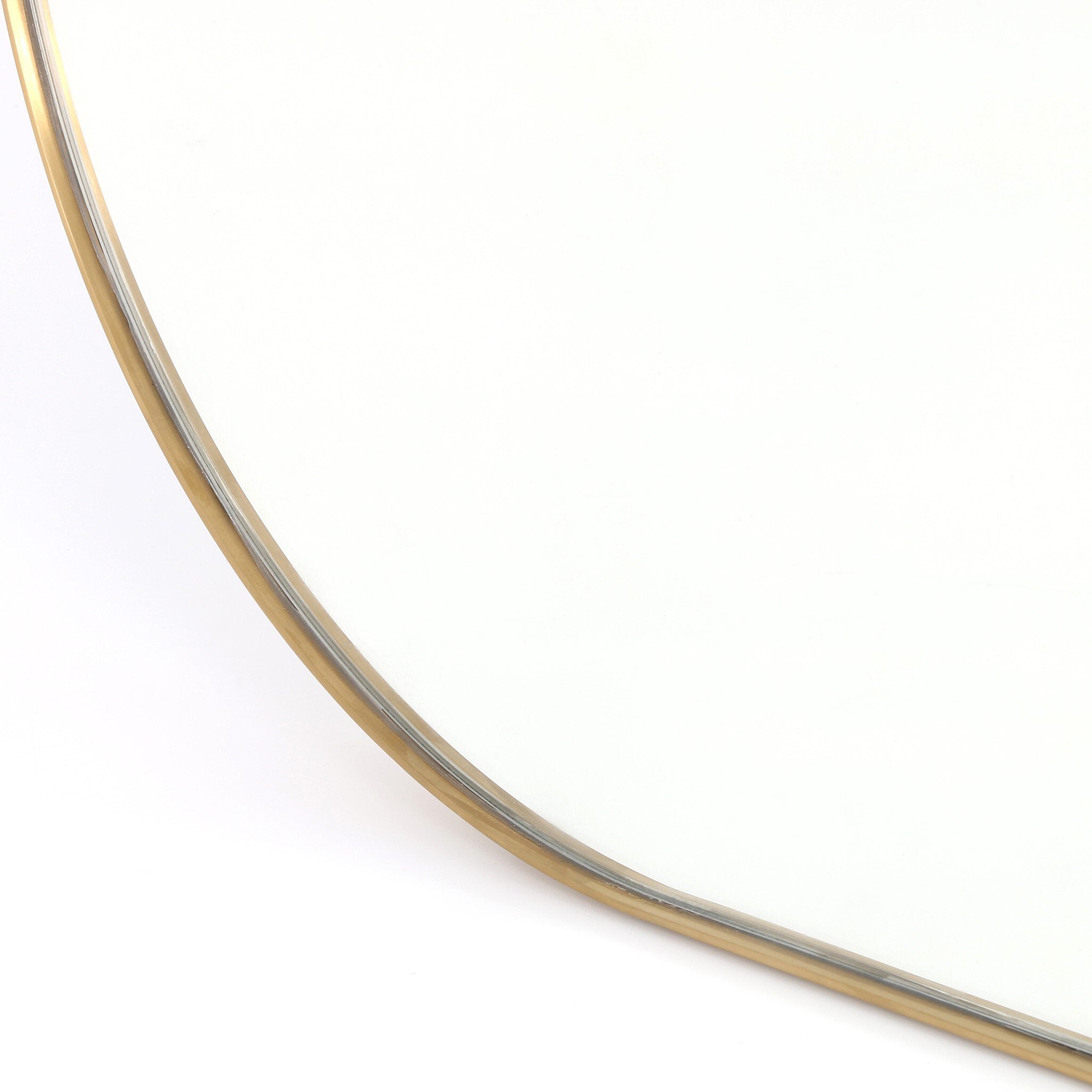 Four Hands Bellvue Square Mirror — Polished Brass