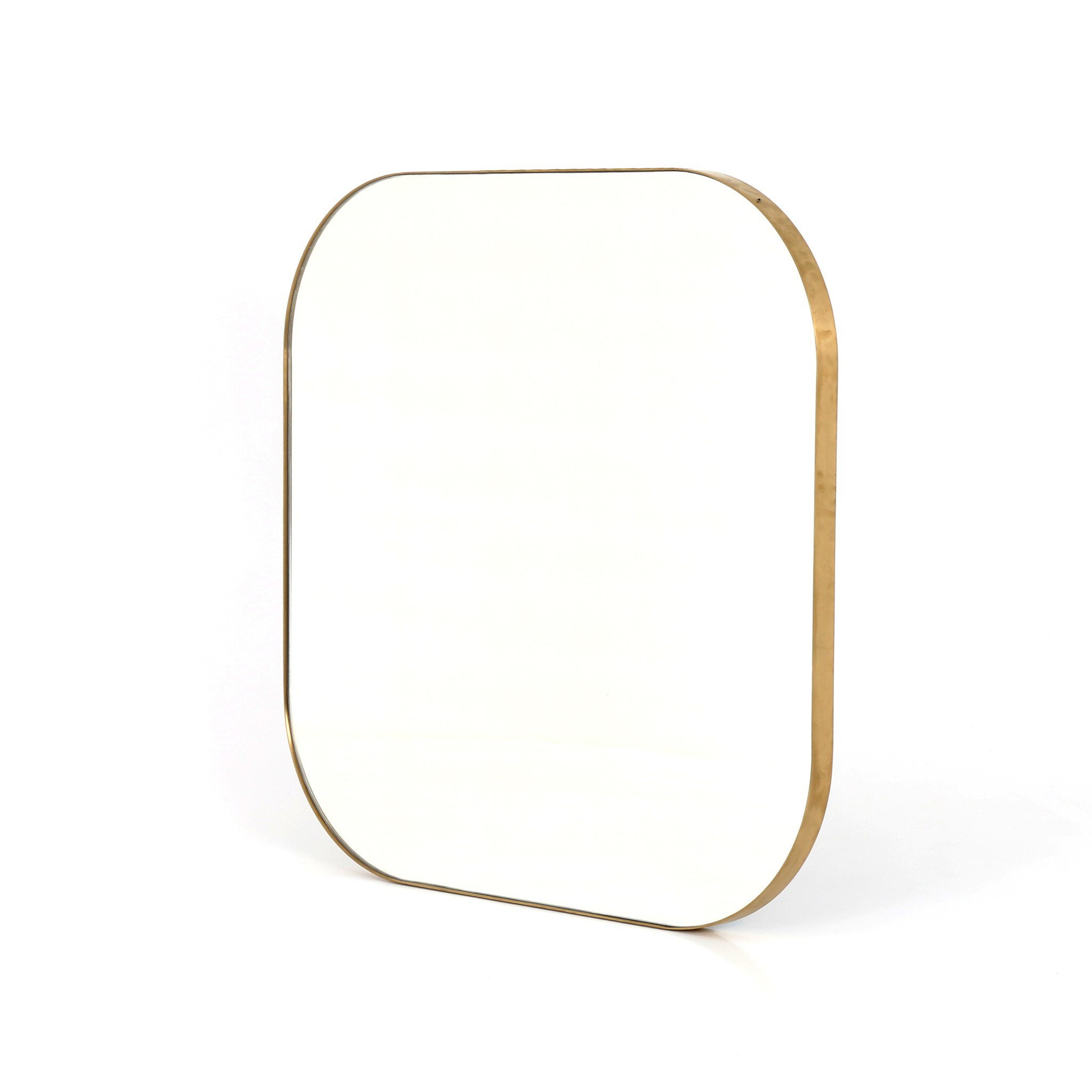 Four Hands Bellvue Square Mirror — Polished Brass
