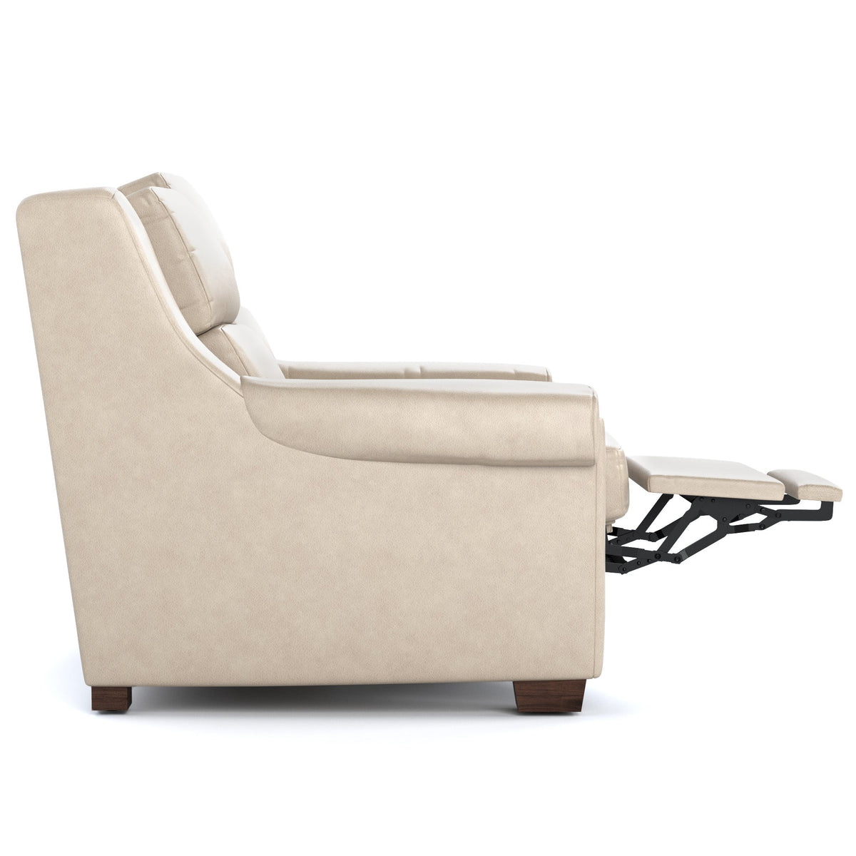 Stickley Chester Power Motion Collection — Loveseat, Sorrento Moonshine, side reclined