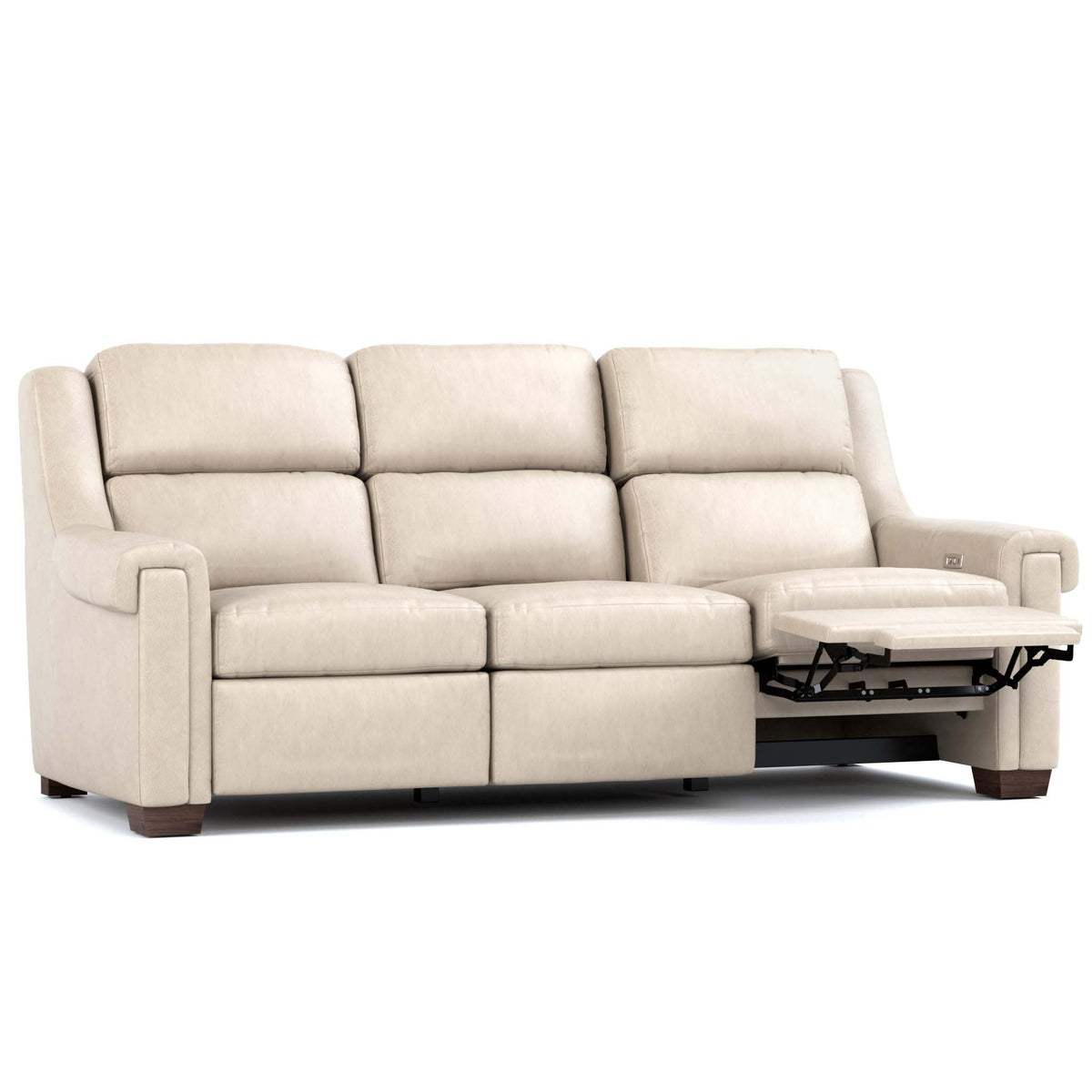 Stickley Chester Power Motion Collection — Sofa, Sorrento Moonshine, reclined