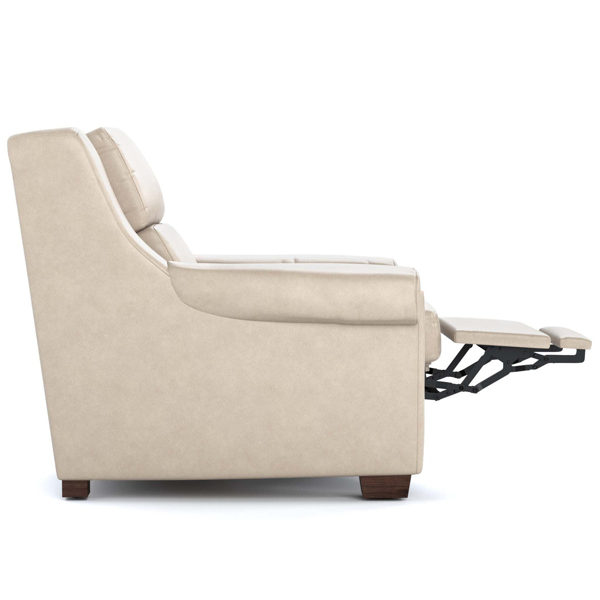 Stickley Chester Power Motion Collection — Wall Recliner, Sorrento Moonshine, side reclined