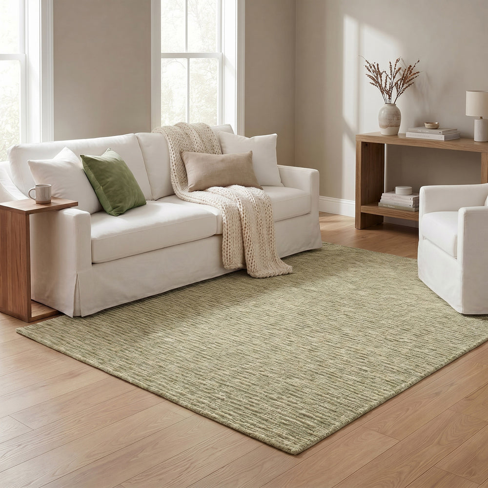 LR Home Cortez Rug — Green / Ivory
