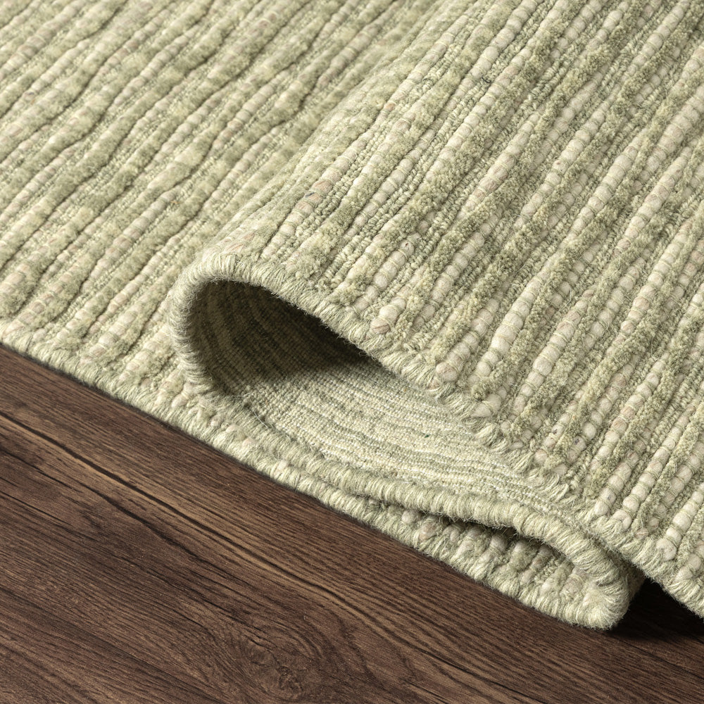 LR Home Cortez Rug — Green / Ivory