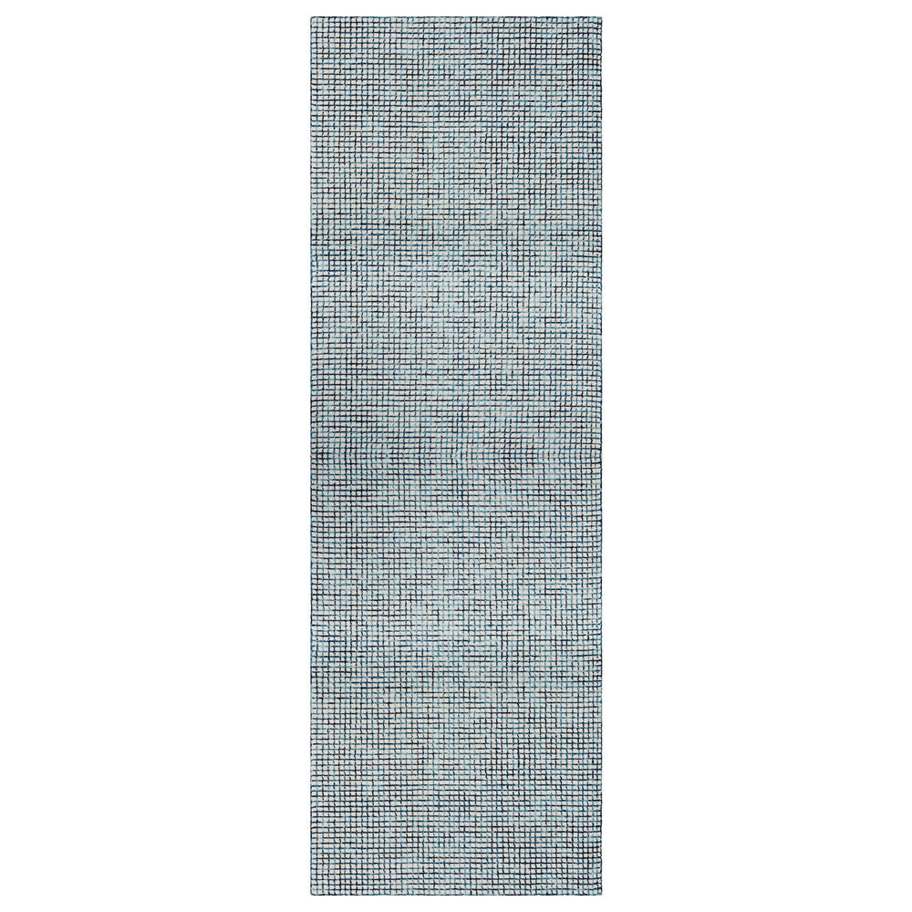 LR Home Criss Cross Rug — Navy / Ivory