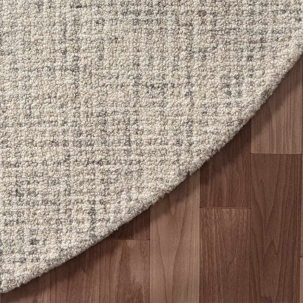 LR Home Criss Cross Rug — Ivory/ Greige