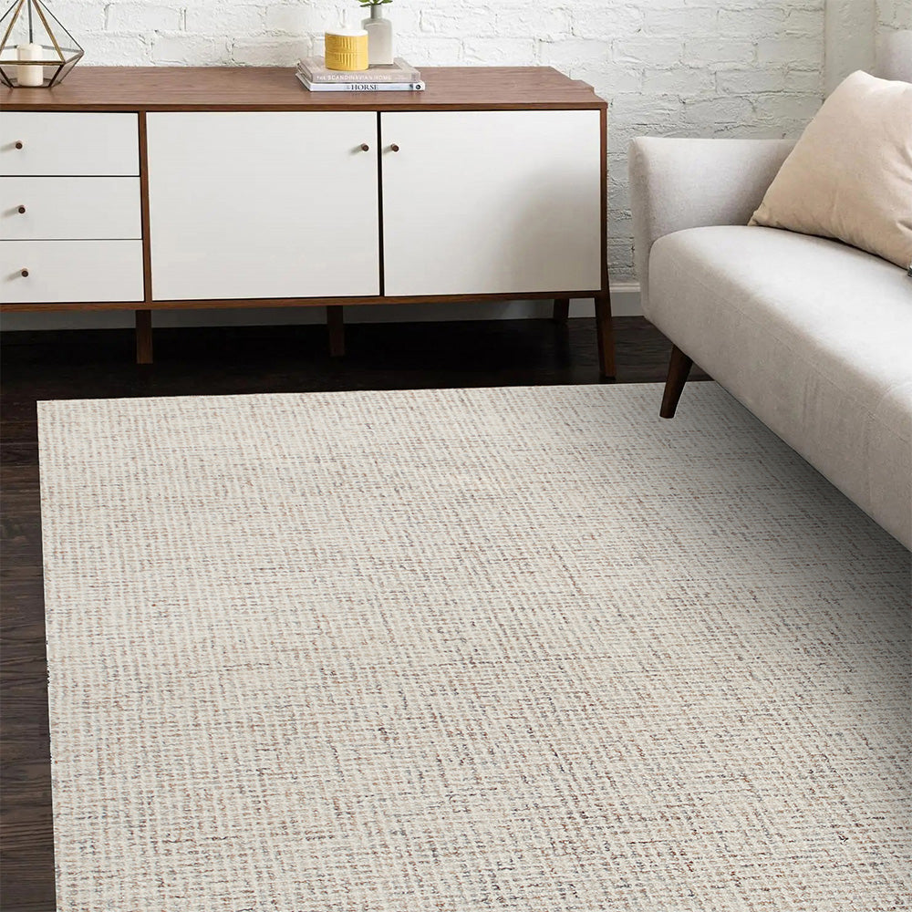LR Home Criss Cross Rug — Ivory/ Greige