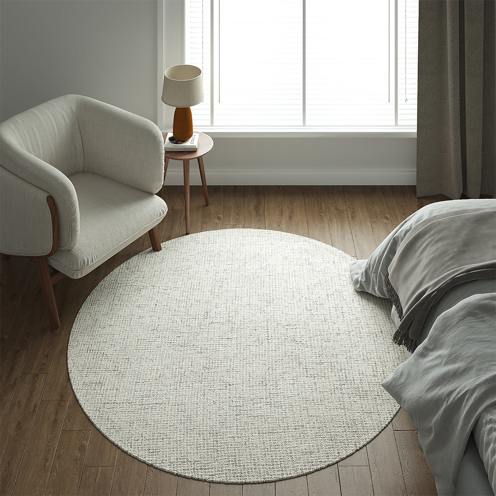 LR Home Criss Cross Rug — Ivory/ Greige