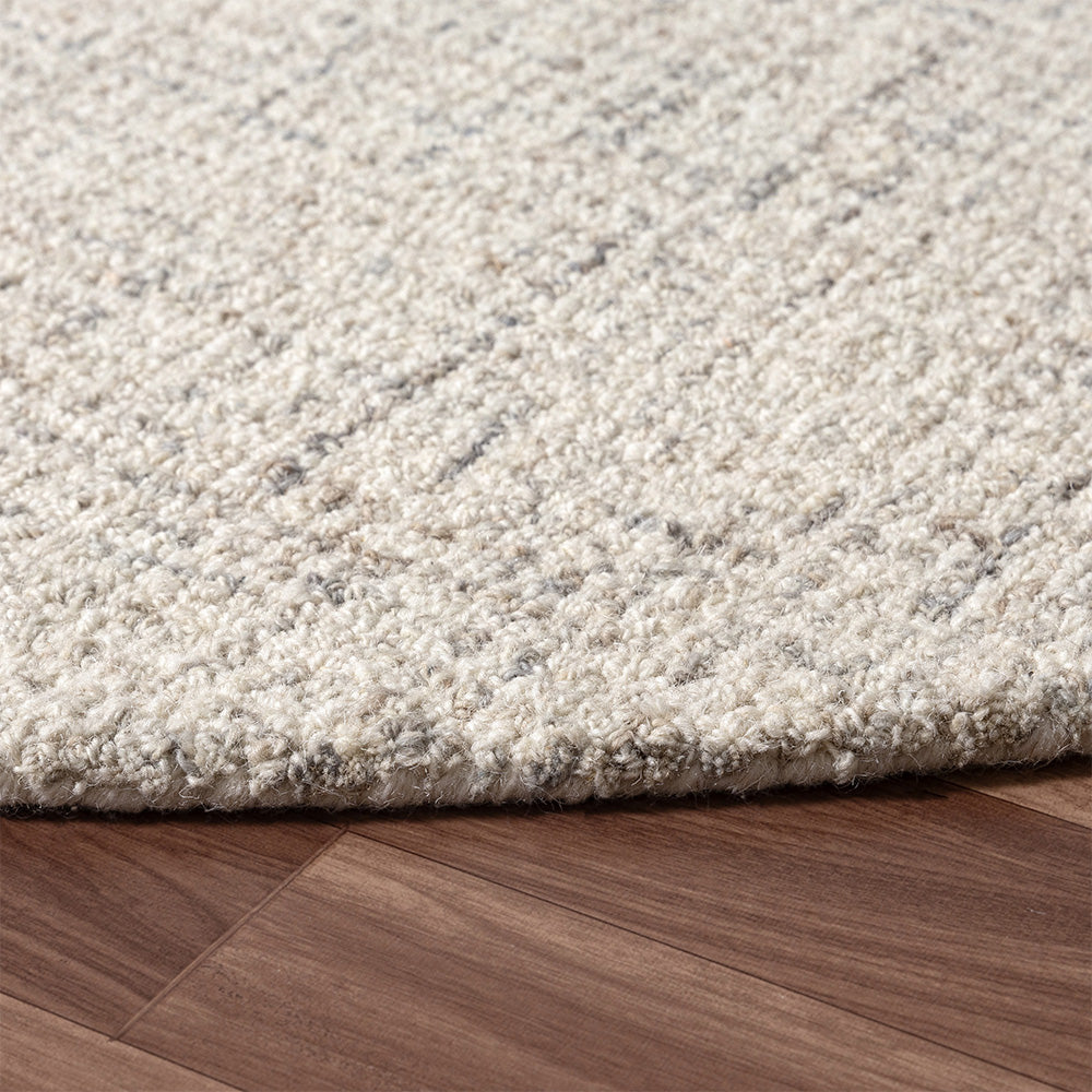 LR Home Criss Cross Rug — Ivory/ Greige