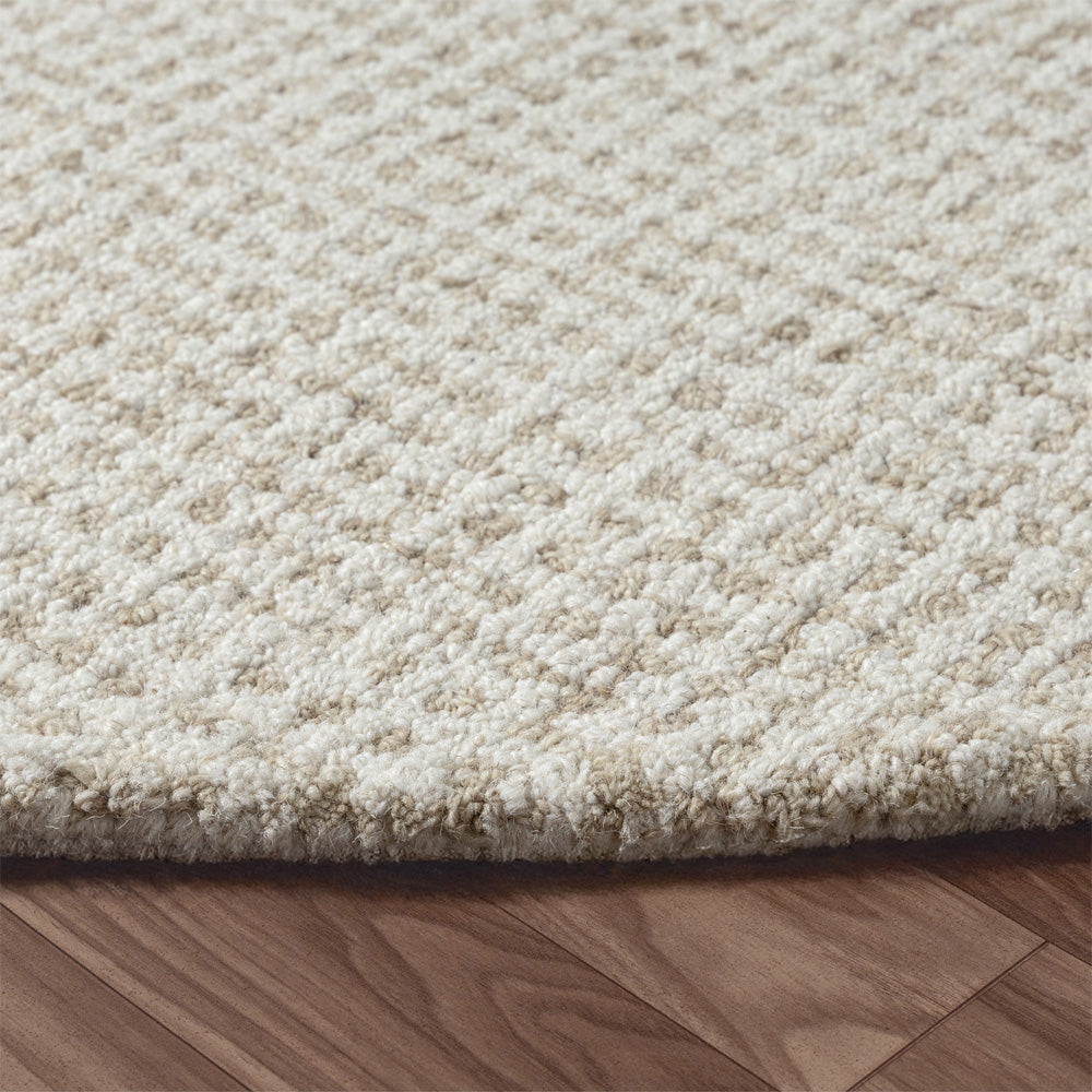 LR Home Criss Cross Rug — Beige