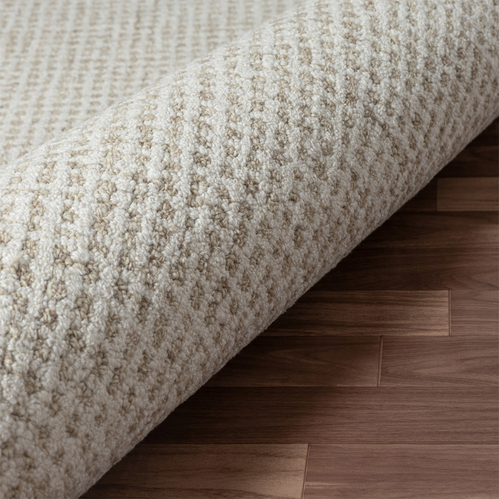 LR Home Criss Cross Rug — Beige