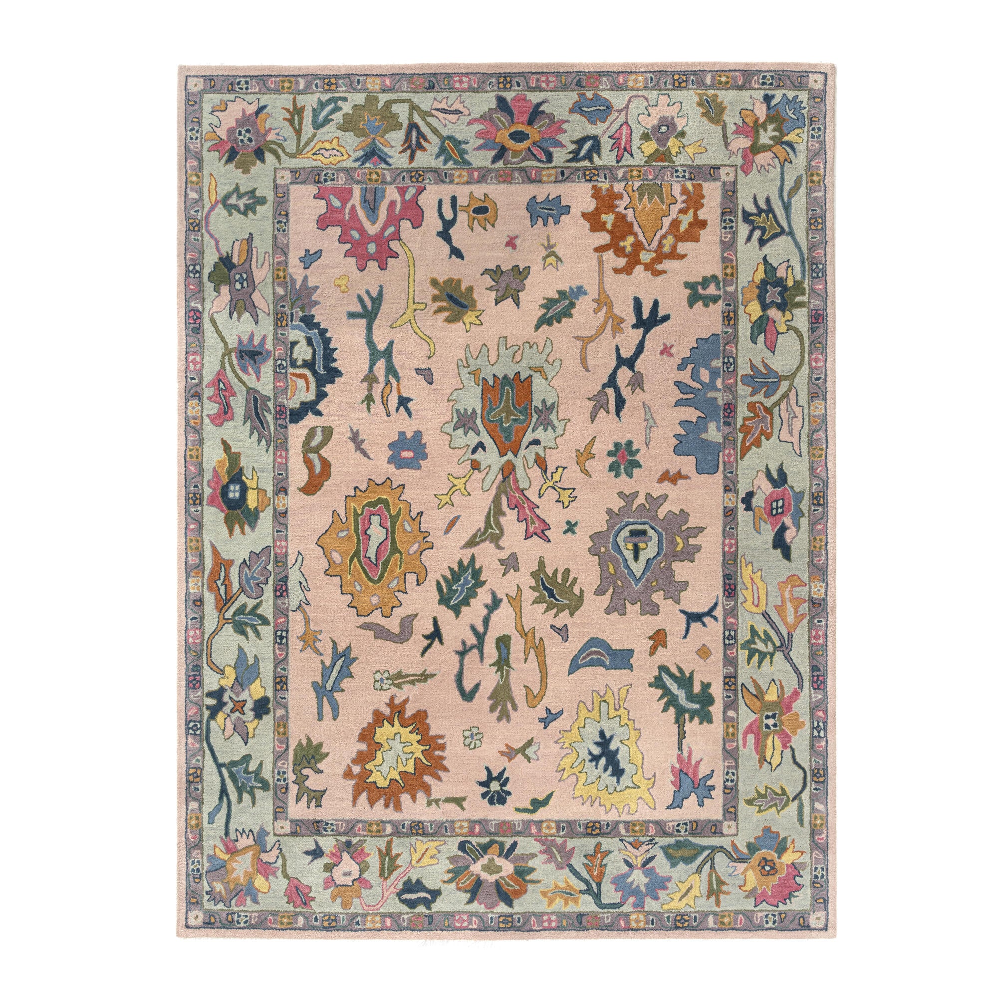 LR Home Elize Rug — PINK / MULTI