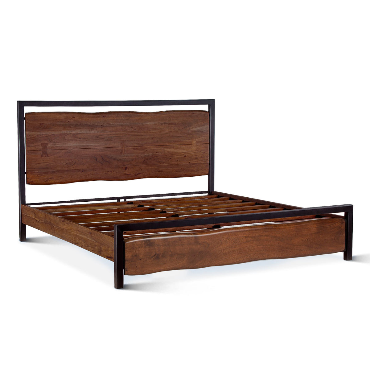 Home Trends & Design Aspen Bed — Walnut