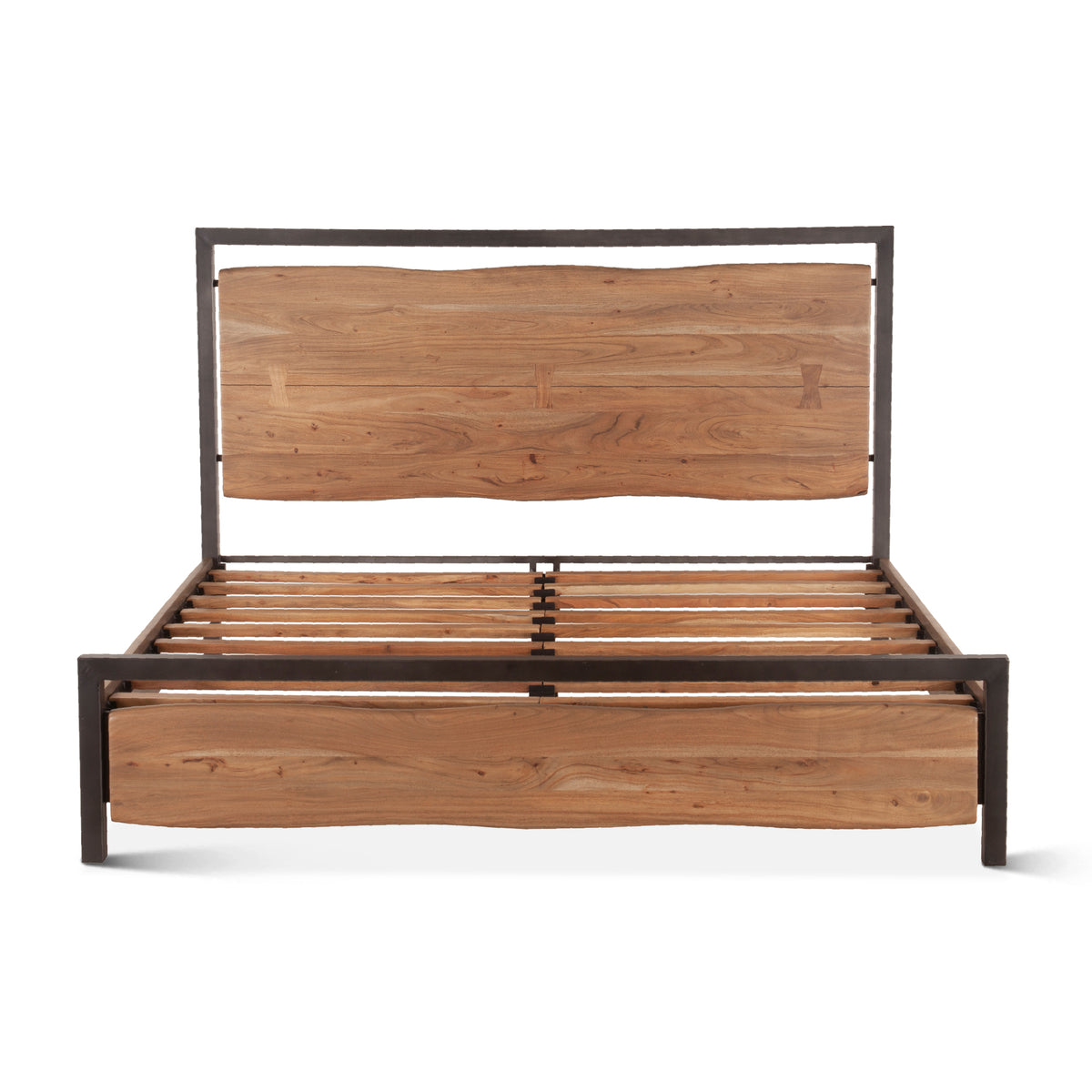 Home Trends & Design Aspen Bed — Smoked Acacia