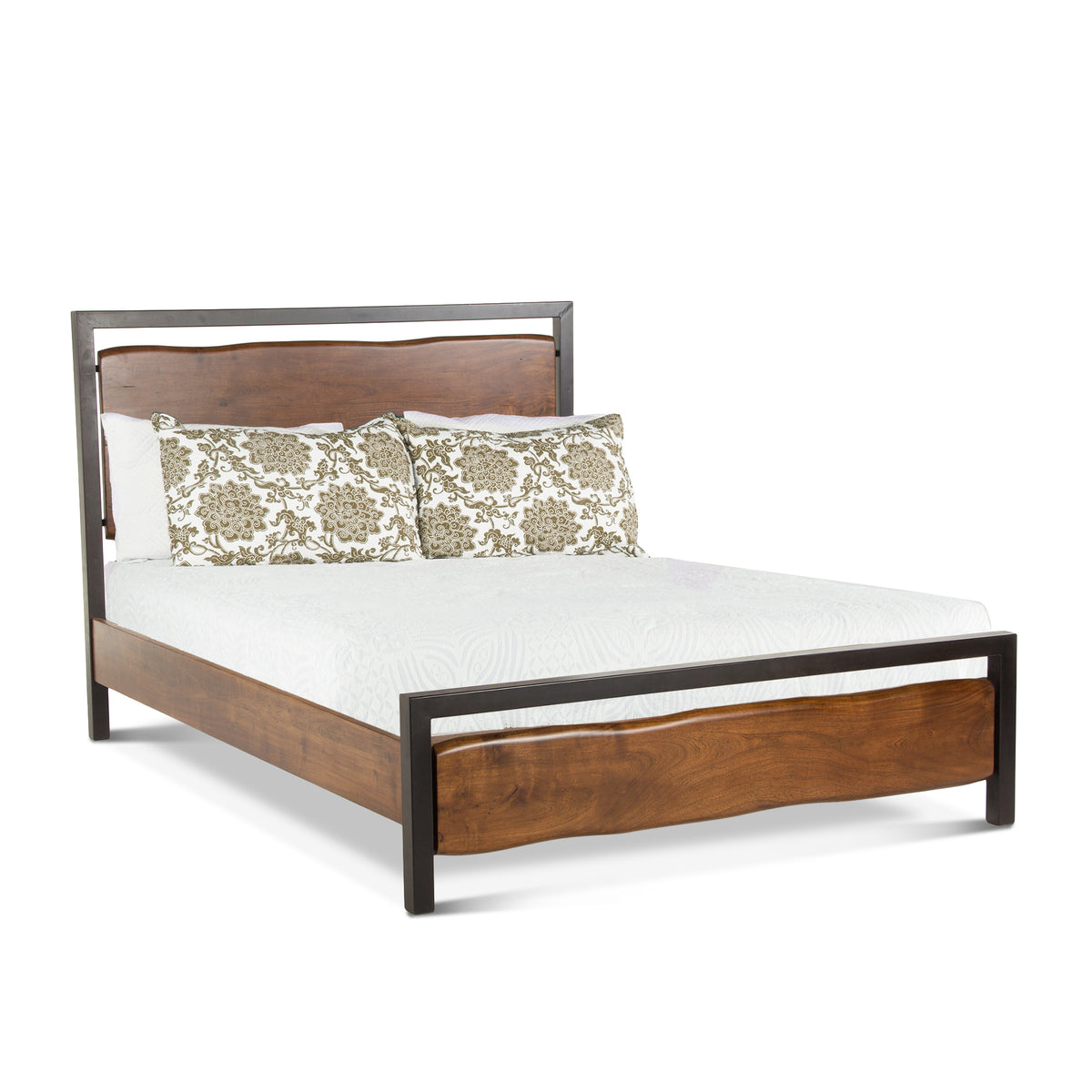 Home Trends & Design Aspen Bed — Walnut
