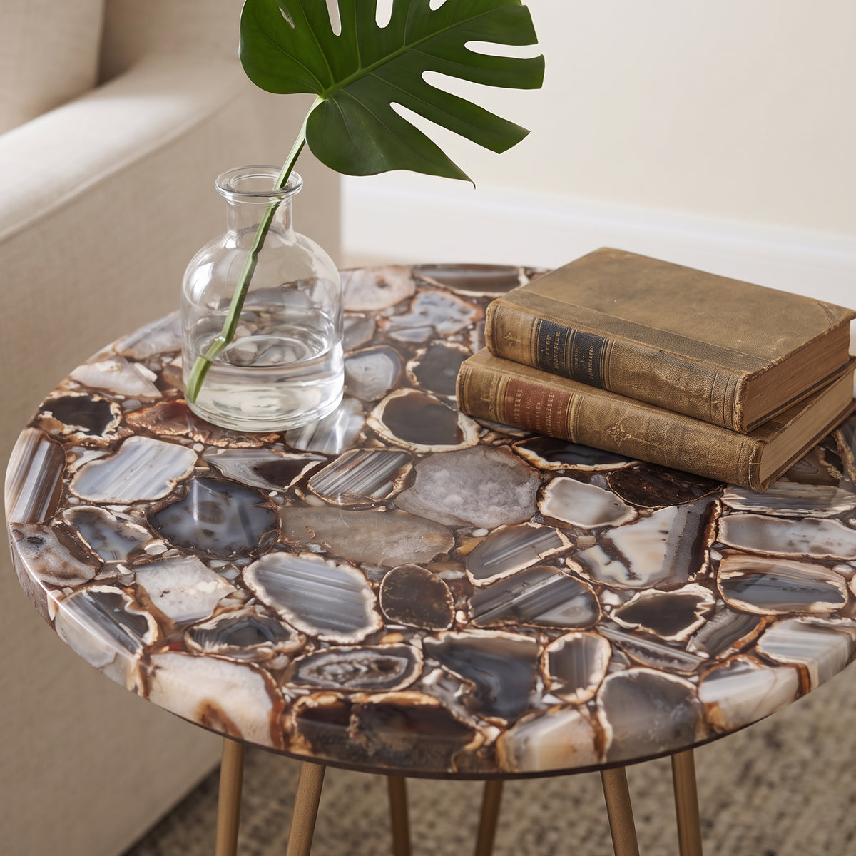 Home Trends Direct Calico 17" Side Table