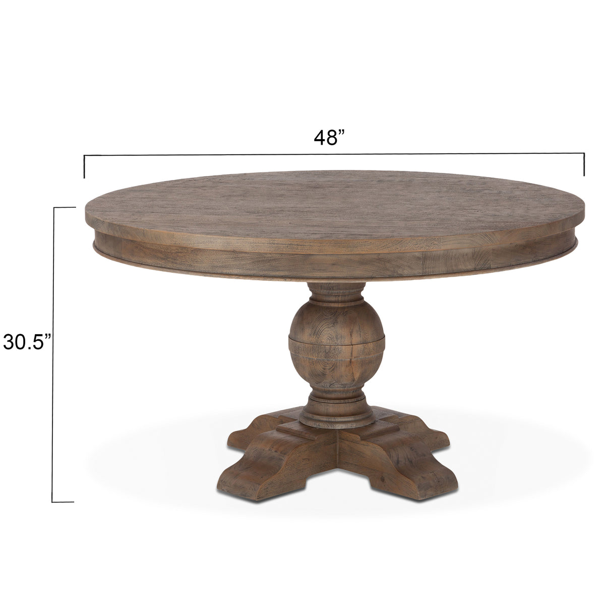 Home Trends Direct Colonial Plantation Round Dining Table