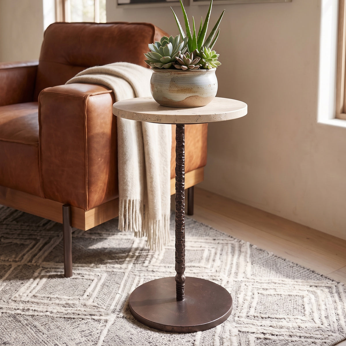 Home Trends Direct Detroit 10" Side Table