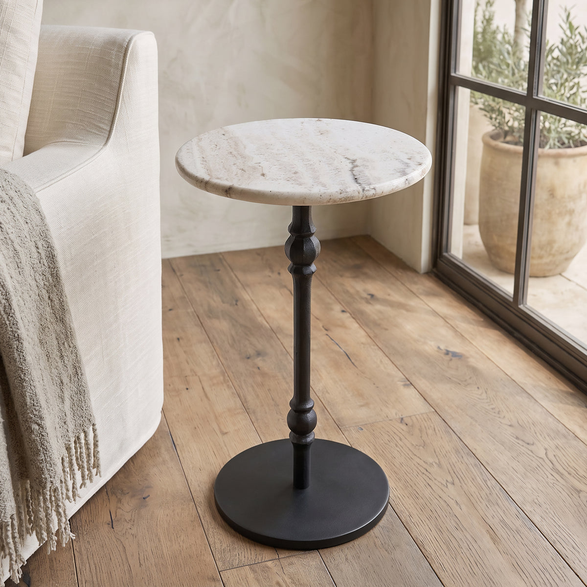 Home Trends Direct Detroit 12" Side Table