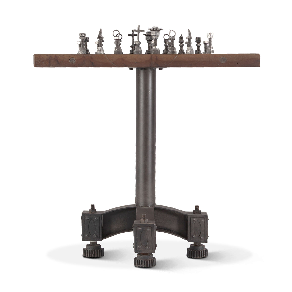Home Trends & Design Eiffel 30" Chess Bistro Table — Natural