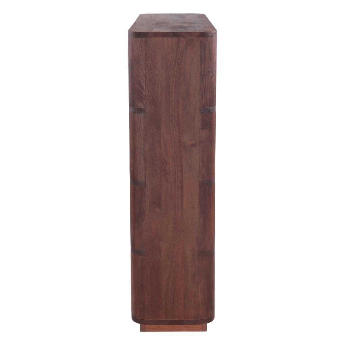 Home Trends Direct Henderson 67" Wide Bookshelf — Pecan Brown Sandblasted