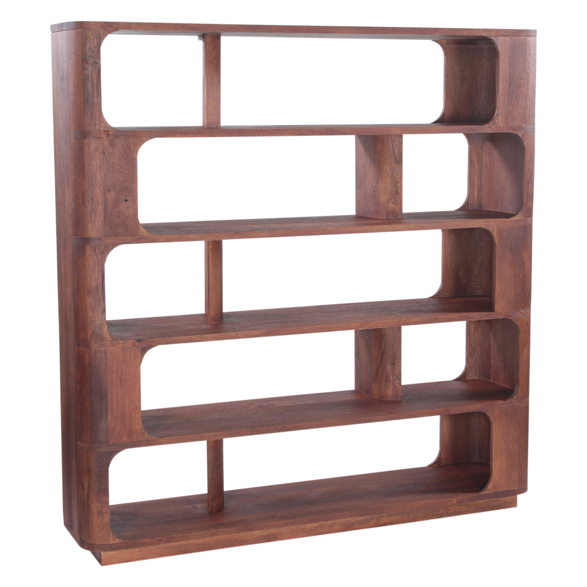 Home Trends Direct Henderson 69" Tall Bookshelf — Pecan Brown Sandblasted