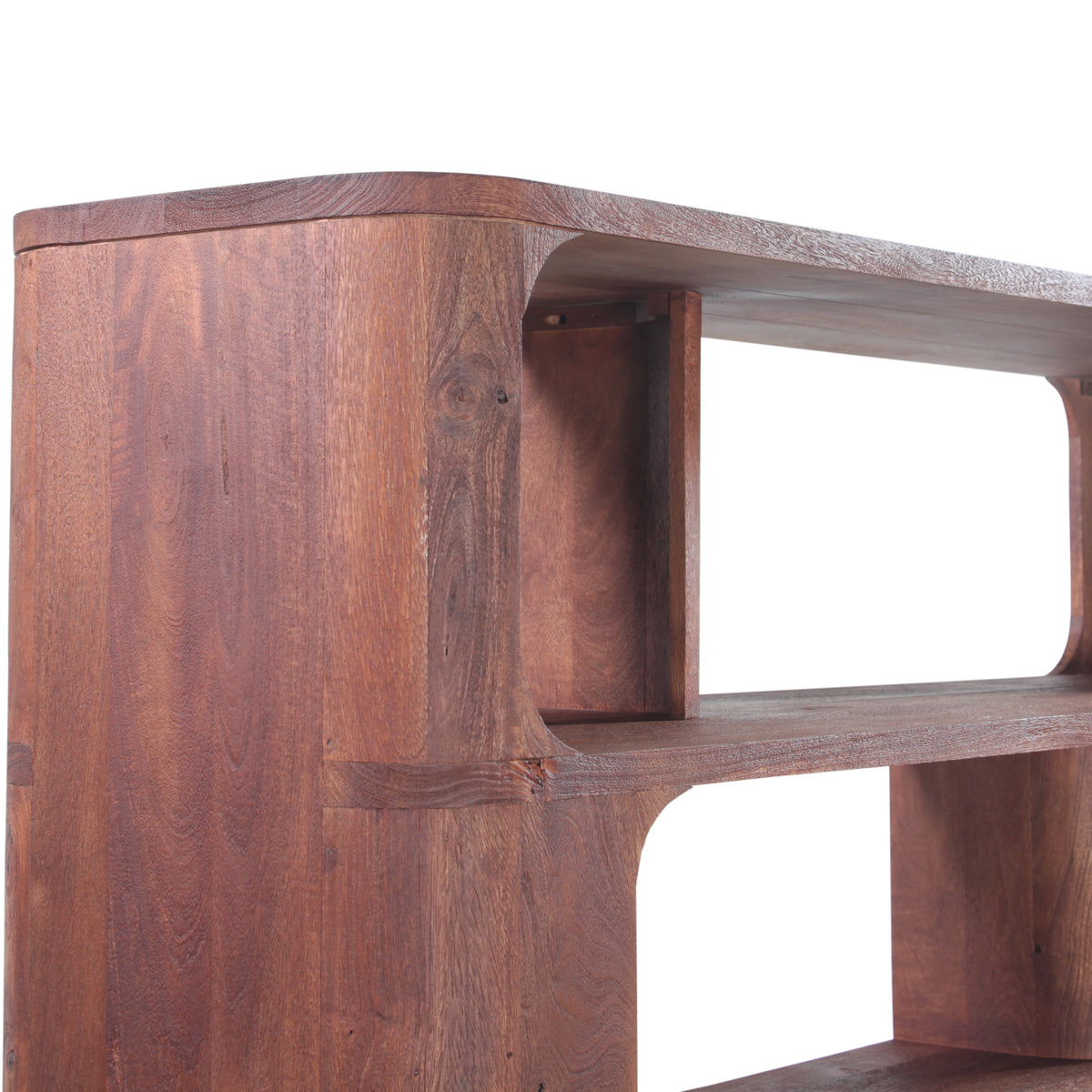 Home Trends Direct Henderson 69" Tall Bookshelf — Pecan Brown Sandblasted