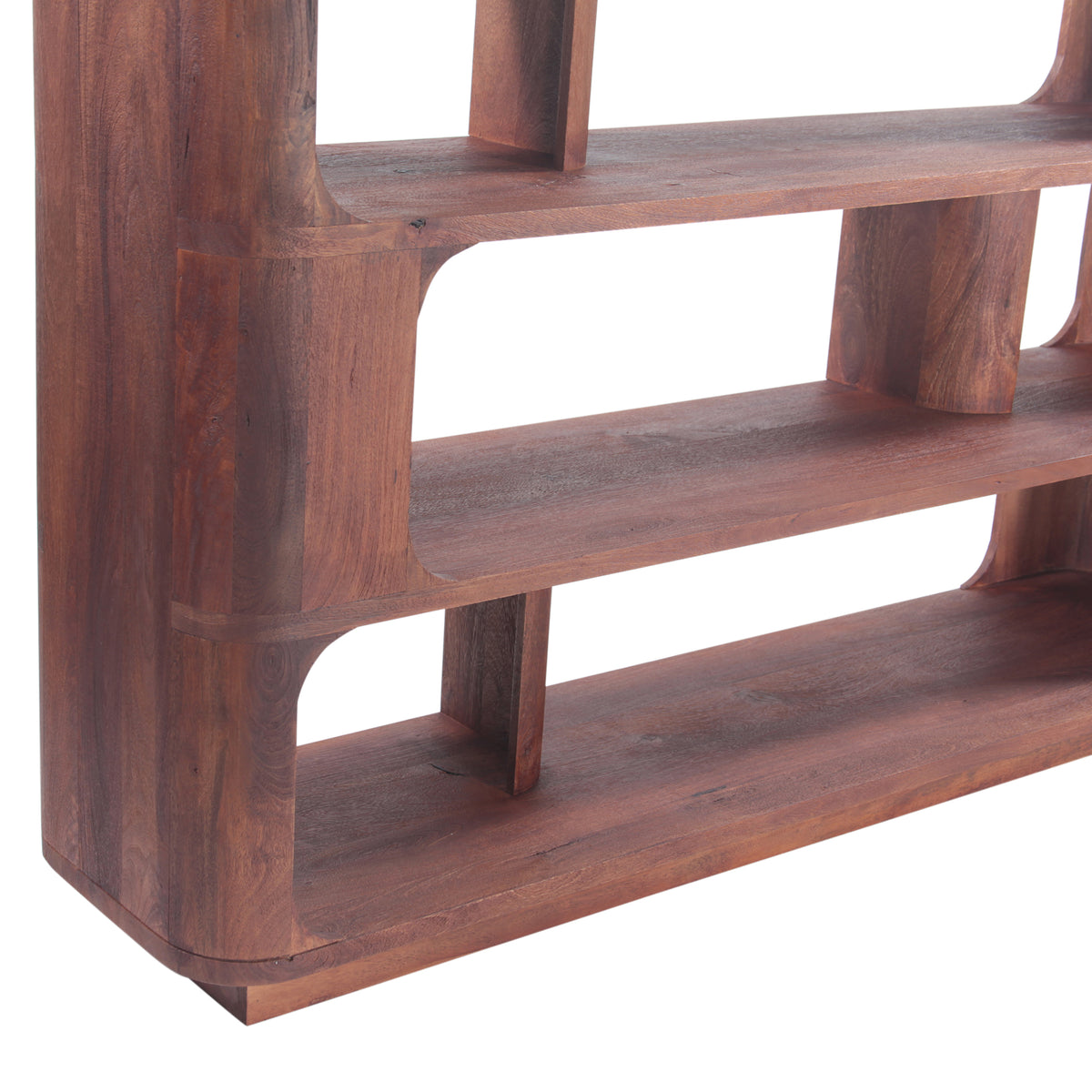 Home Trends Direct Henderson 69" Tall Bookshelf — Pecan Brown Sandblasted