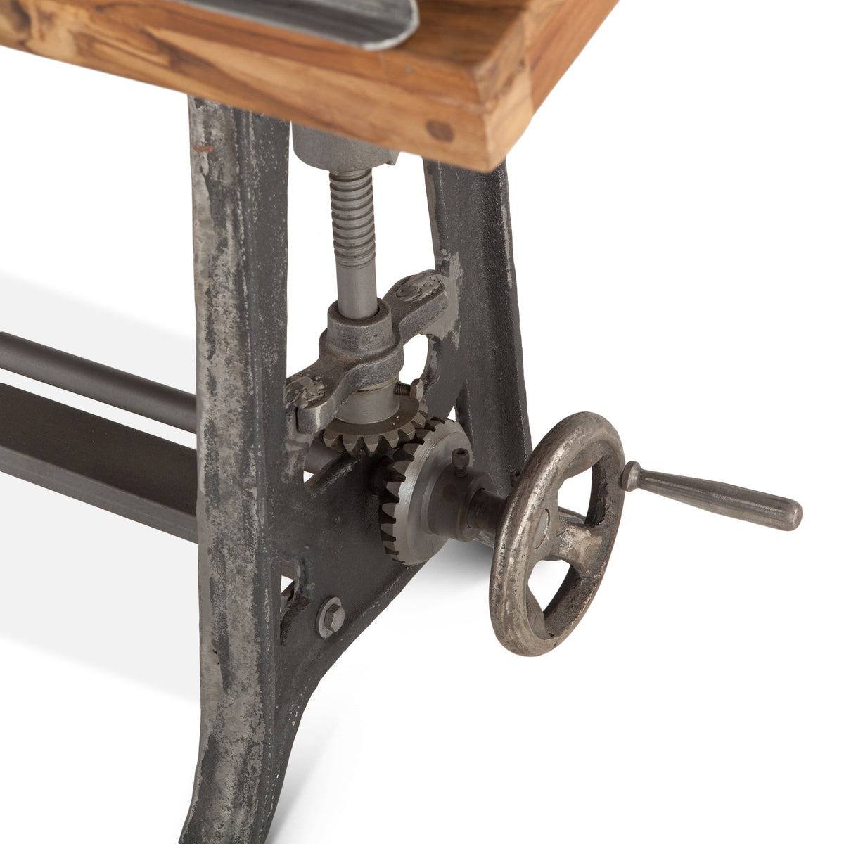 Home Trends Direct Industrial Loft 62" Adjustable Drafting Desk — Natural