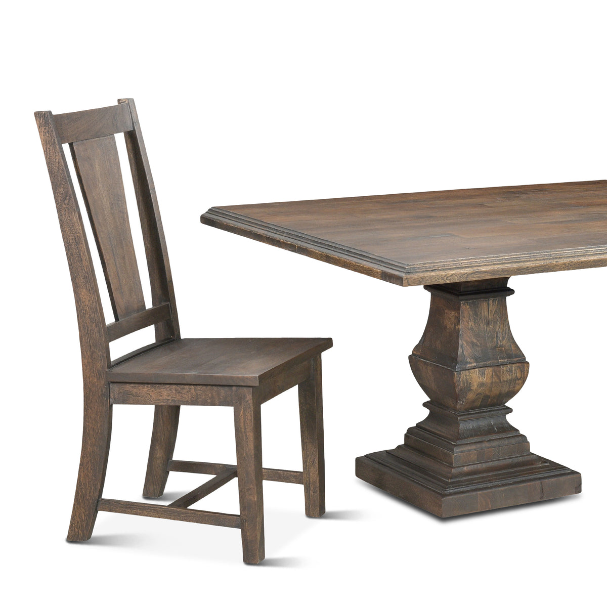 Home Trends & Design Nimes Dining Table — Weathered Mango